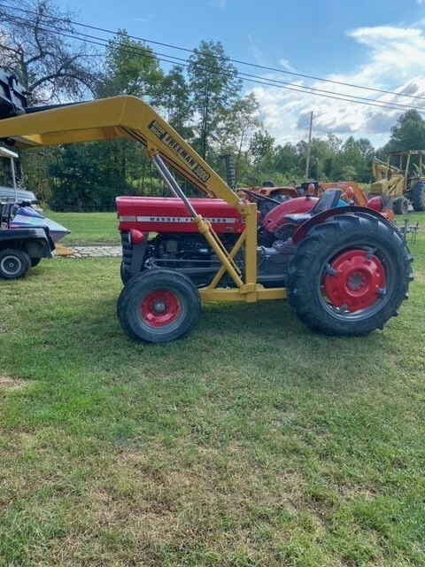 massey ferguson 135 perfect condition with front loader and bush hog