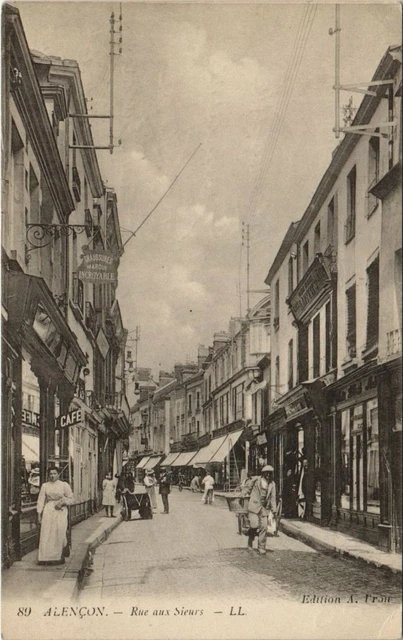 CPA ALENCON-Rue aux Sieurs (29695)