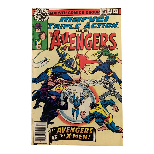 VTG 1979 Marvel Triple Action Staring The Avengers #46 Comic Book Marvel Comics