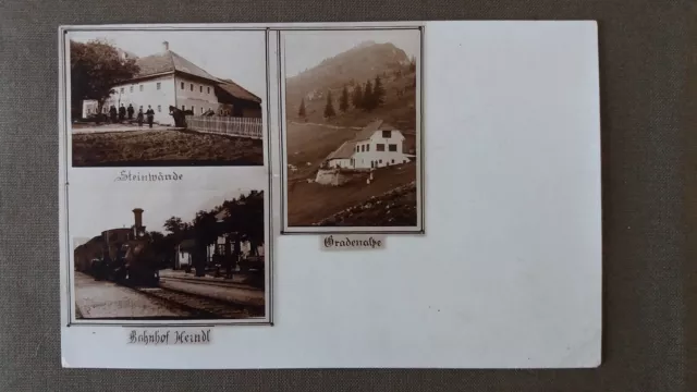 510 AK Bahnhof HEINDL um 1907