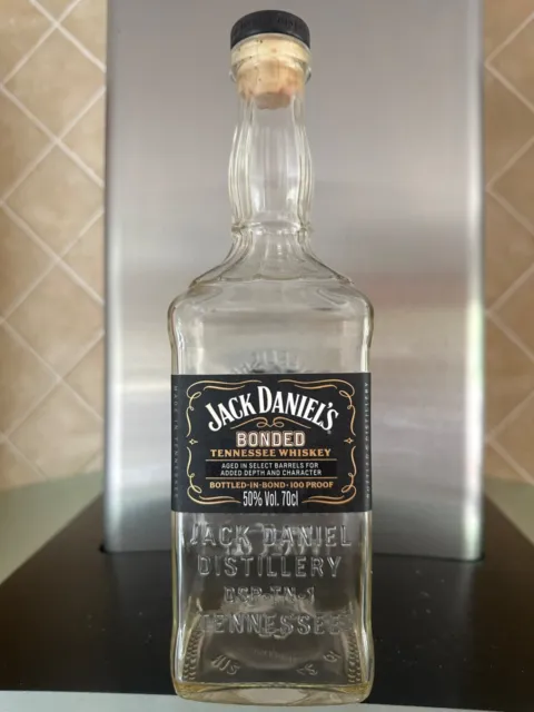 Jack Daniels 'Bonded' Tennessee Whiskey - Empty Bottle