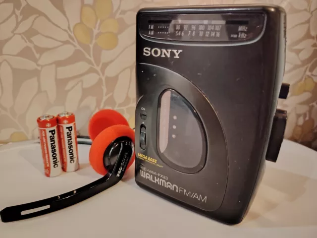 MANUTENZIONE Sony Walkman WM-FX23 NUOVO CINTURA Lettore Cassette Stereo Personale