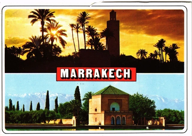 CPM MOROCCO Marrakech-La Menara and the Mosque in the Palm Grove (342598)