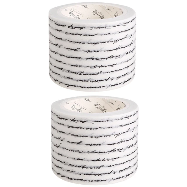 2 Rollen von Dekorationsbänder dekorative Washi Tapes Pro Dekoration Sammelalbum