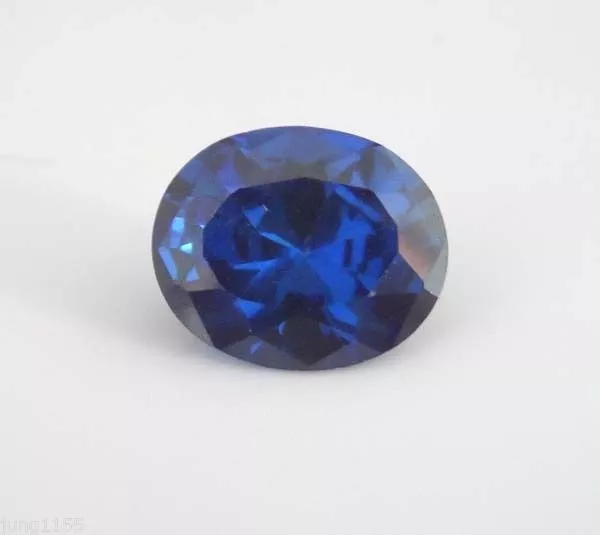 5.28ct AAA Natural Blue Zircon Gems Diamonds Oval Cut 11x9mm VVS Loose Gemstones