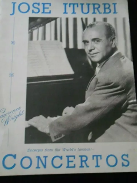 José Iturbi. Extractos de conciertos de fama mundial. 1947c