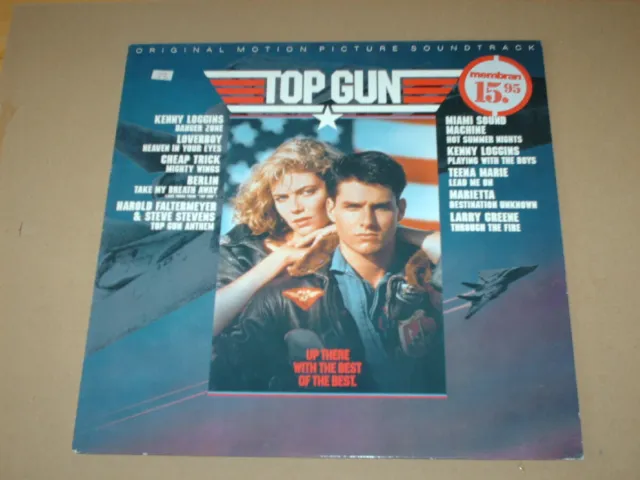 Top Gun LP Soundtrack Vinyl Tom Cruise  Berlin