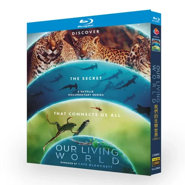 OUR LIVING WORLD (2024) BluRay Movie BD 2 Disc All Region Free New Box