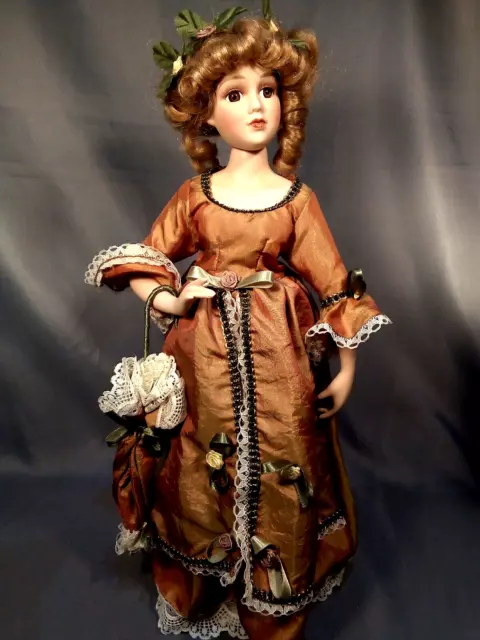 Porcelain Doll  Genuine Porcelain doll   Collection   18  "-46 cm