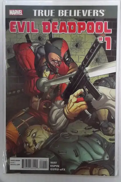 True Believers: Evil Deadpool #1 Marvel Comics (2016) NM- 1st Print Comic Book