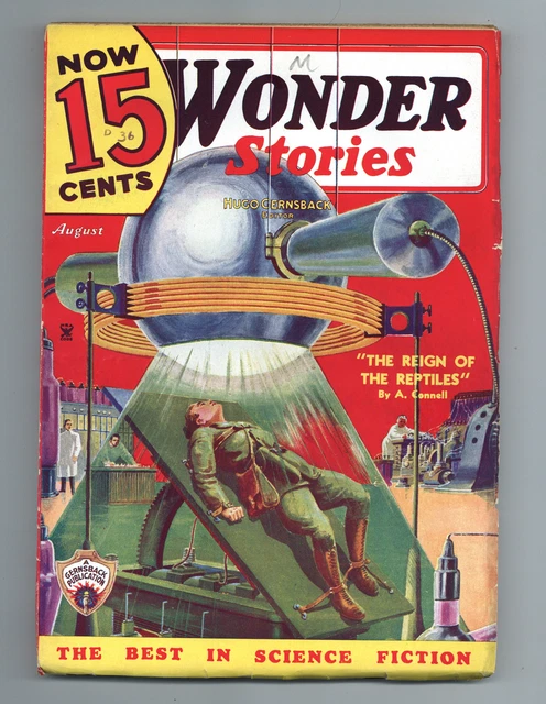 珍品 1930 PULP MAGAZINE: 'WONDER STORIES' 珍品 1930 PULP MAGAZINE: 'WONDER STORIES'