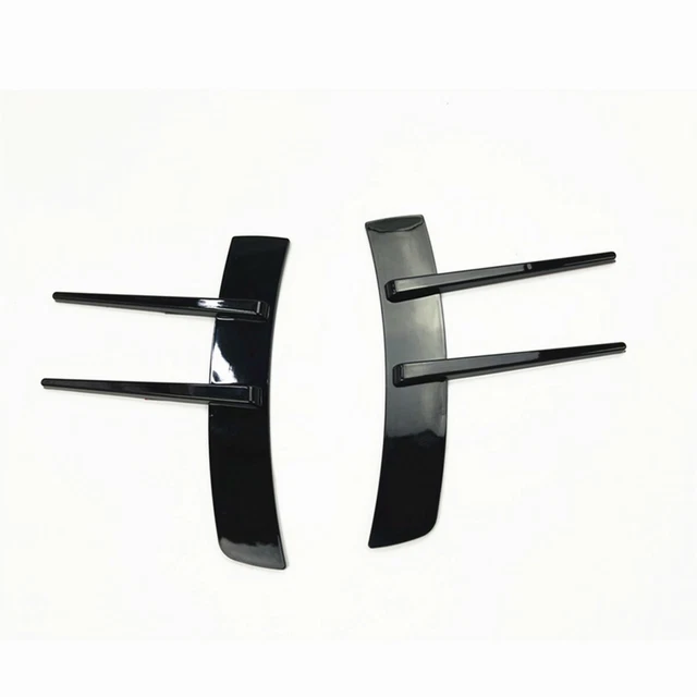 1 Pair Car Side Air Flow Vent Fender Emblems Wing Rear Wheel Badges Stickers ABS
