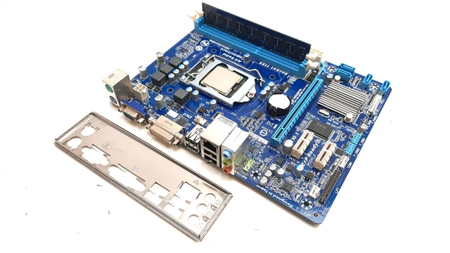 GIGABYTE GA-H61M-DS2 DVI Rev 1 LGA1155 uATX PC Motherboard 2GB RAM ...