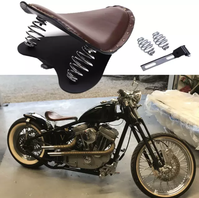 Motorrad Solositz Führersitz 3" Grundplatte für Harley Davidson Sportster Bobber