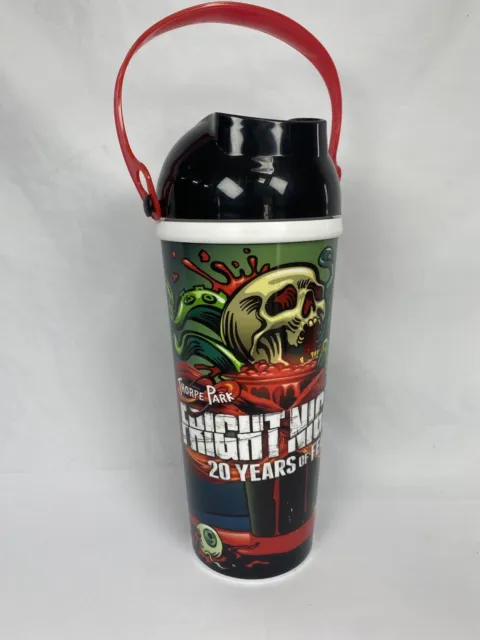 Thorpe Park Freestyle Cups Fright Night Drinks Cup 20 Year Anniversary Coke