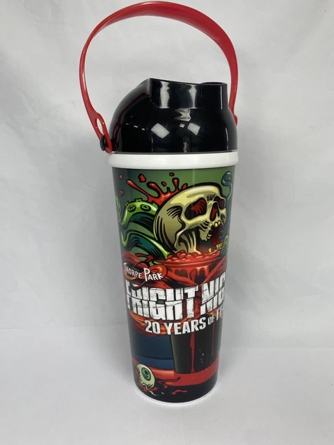 Thorpe Park Freestyle Cups Fright Night Drinks Cup 20 Year Anniversary Coke