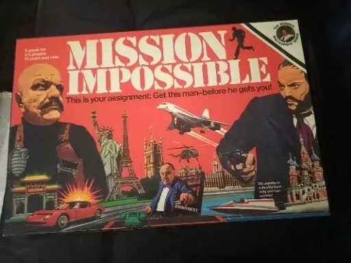 Mission Impossible Board Game (Vintage 1975) By Berwick. Complete