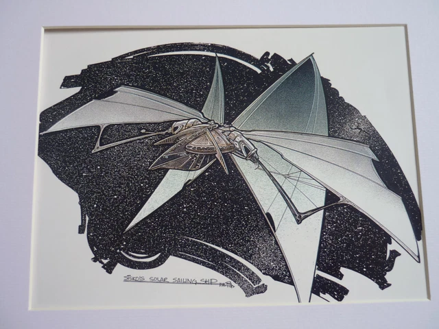A4 poster ready mount STAR TREK ds9 bajoran solar-sailor artwork concept art