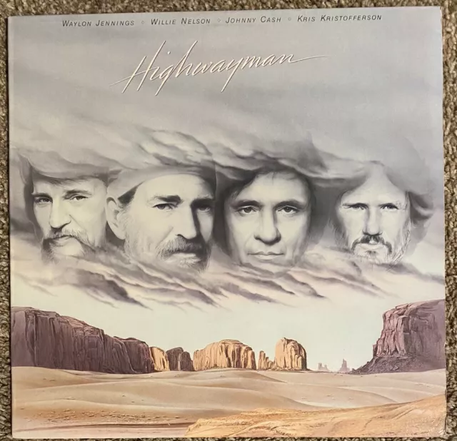 Highwayman - Waylon, Willie, Johnny, Kris - 1985 Columbia 40056 LP Vinyl - NM