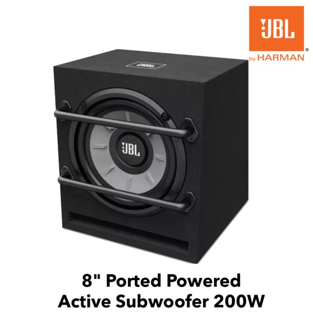 JBL STAGE 800BA - 8" Ported Powered Active Car Subwoofer 200W Amplified System