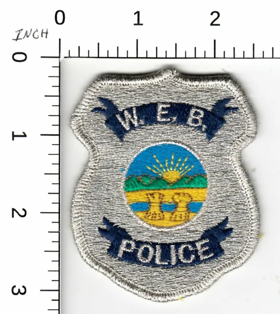 W.e.b. Westshore Enforcement Bureau Police Patch Ohio Vest Hat Style Milar