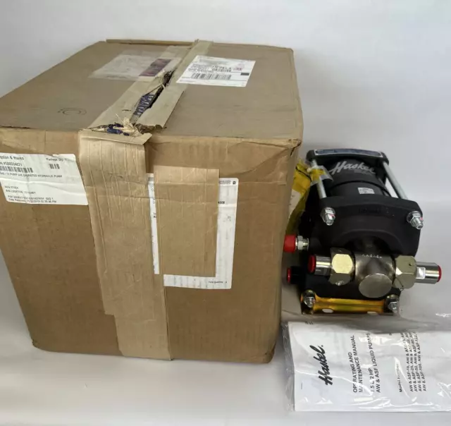 Haskel Aw-72 Air Driven Liquid Pump Air 150Psi 10.3Bar Outlet 11000Psi 28881-Kit