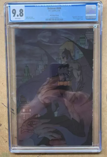 Batman #608 - Hush - DC Comics 2019 - Jim Lee Foil Variant Cover  - CGC 9.8