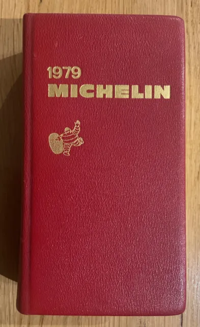 Guide MICHELIN FRANCE 1979 Lettrage Or
