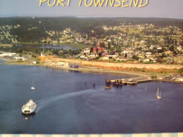 Vintage Photo Post Card Port Townsend Washington
