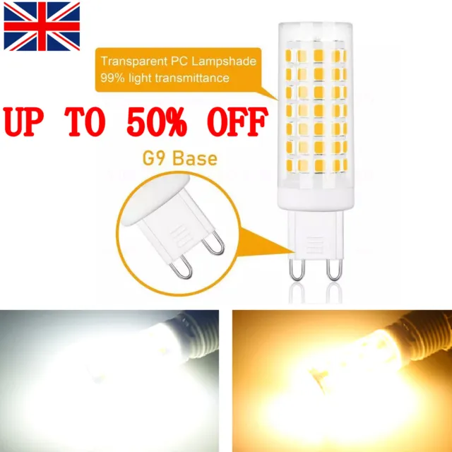 G9 7W LED Light Bulb Warm/Cool White Replacement For G9 Halogen Capsule Bulbs