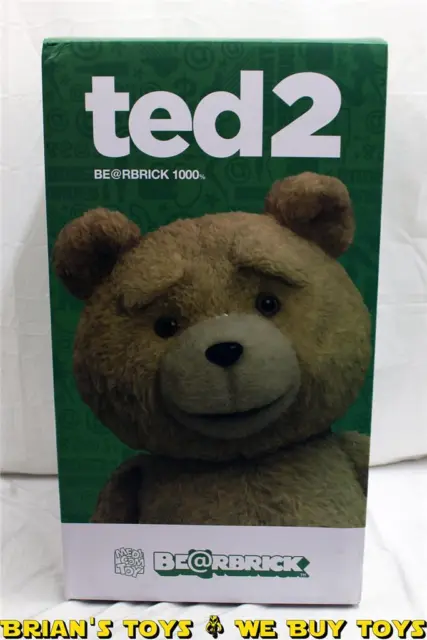 Ted 2 Plush Bear by Bearbrick Be@rbrick 1000% No Reserve!