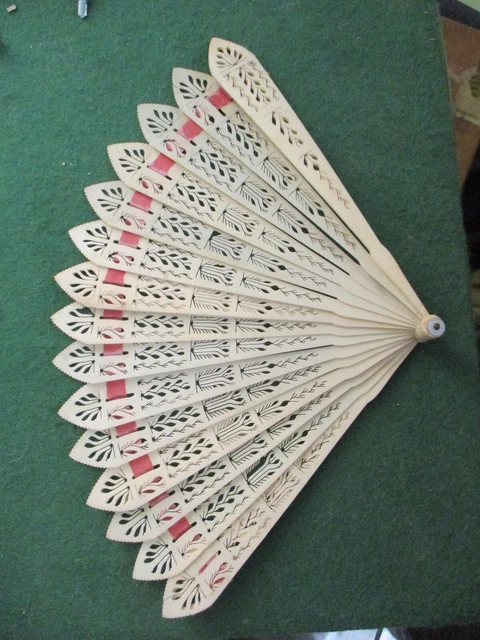 1800s antique french fan