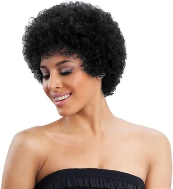 Ishine 6" Afro Short Curly Wigs Human Hair Wigs for Black Women Brazilian Hair