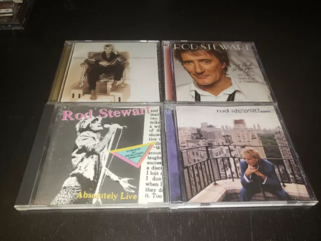 Rod Stewart 4 CD Lot Spinner in the Works It Had To Be You Absolutely Live If We