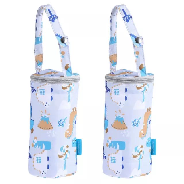 2 Pcs Insulated Baby Bottle Bag Breast Cooler Baby Bottle Thermal Bag Portable