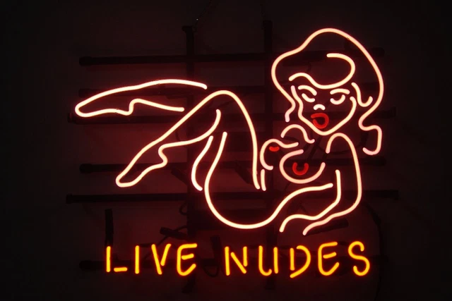 Geewkooy Live Nudes Neon Sign Beer Bar Home Art Handmade Glass Neon Lights Signs 08 Lho