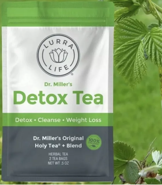 Dr. Millers Detox Tea One Week Supply 6 Packs Makes 6 Weeks Supply w/ Meal Plan!