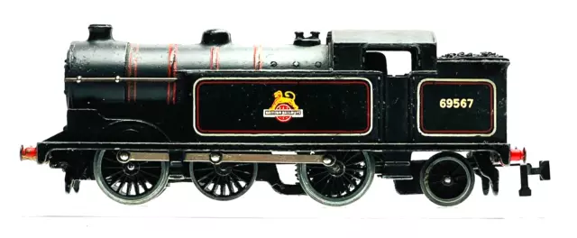 Hornby Dublo 00 Gauge - Br Black 0-6-2 Class N2 Locomotive 69567 2 Rail Unboxed