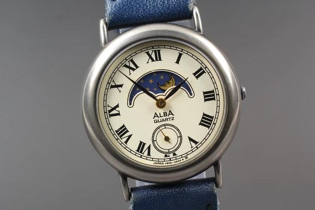Montre Vintage Bossini Femme à Quartz - Bracelet Cuir - Style Classique Rétro