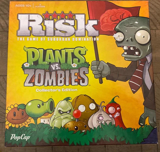 RISK PLANTS VS Zombies Board Game Collectors Edition Board Game Hasbro
