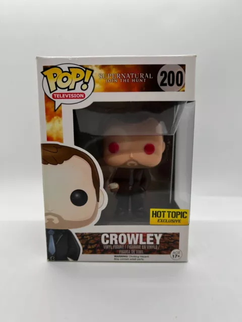 Funko Pop! Supernatural - Crowley (Red Eyes) #200 - Hot Topic Exclusive
