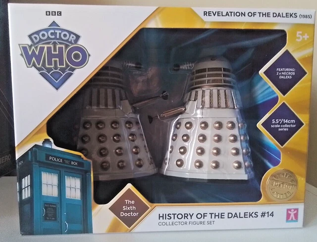 Doctor Who History Of The Daleks – Set Di 5 Figure Da Collezione (13° Dottore E Daleks), Altezza 20 Cm, Non Necessita Montaggio - 6