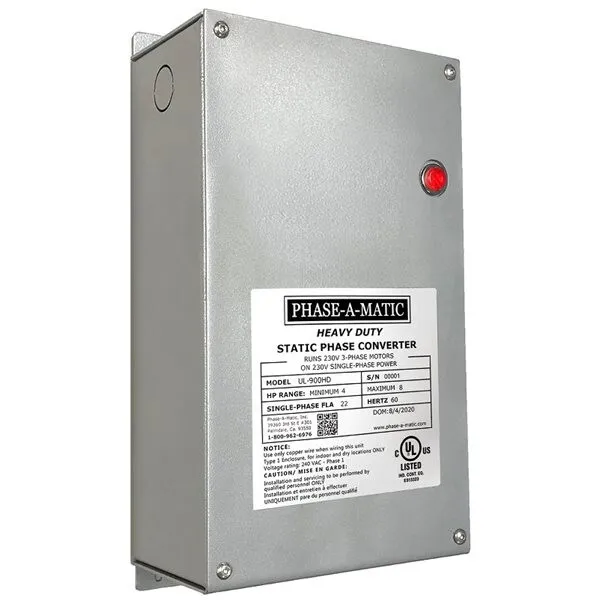 Phase-A-Matic Ul-900Hd Phase Converter