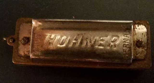 Harmonica miniature ancien " Hohner "  Allemagne ( 3,5 cm )