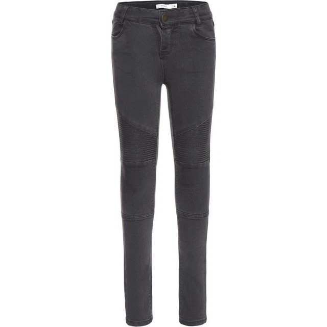 Ragazza Jeans Stretch Bambini Pantaloni Elasticizzati Lungo IN Stoffa Autunno