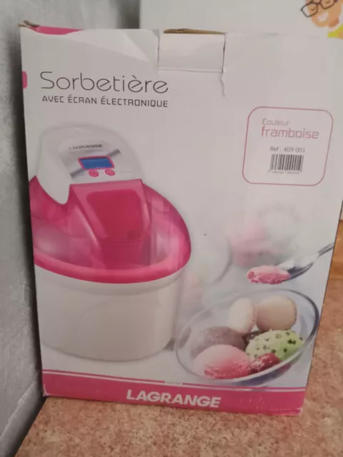 Sorbetiere LAGRANGE "Framboise"