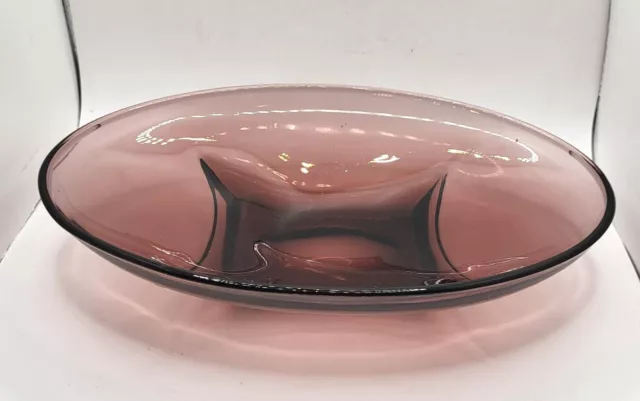 Hazel Atlas Moroccan Amethyst Oval Serving Bowl