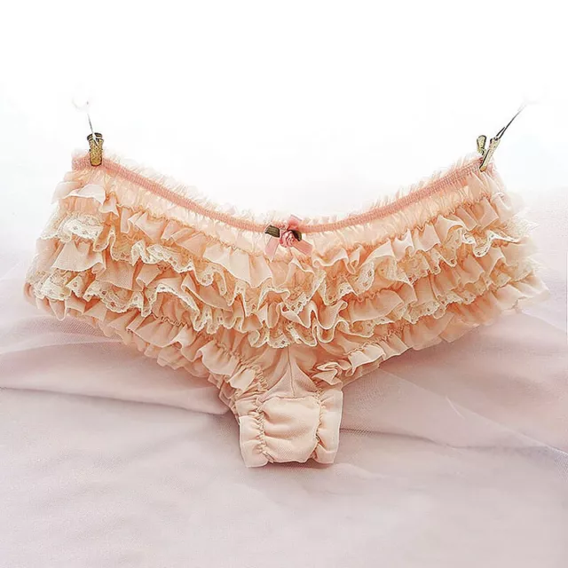 WOMEN TIERED LACE Ruffle Panties Underwear Frilly Knickers Ruffle Bloomer  Shorts £24.71 - PicClick UK