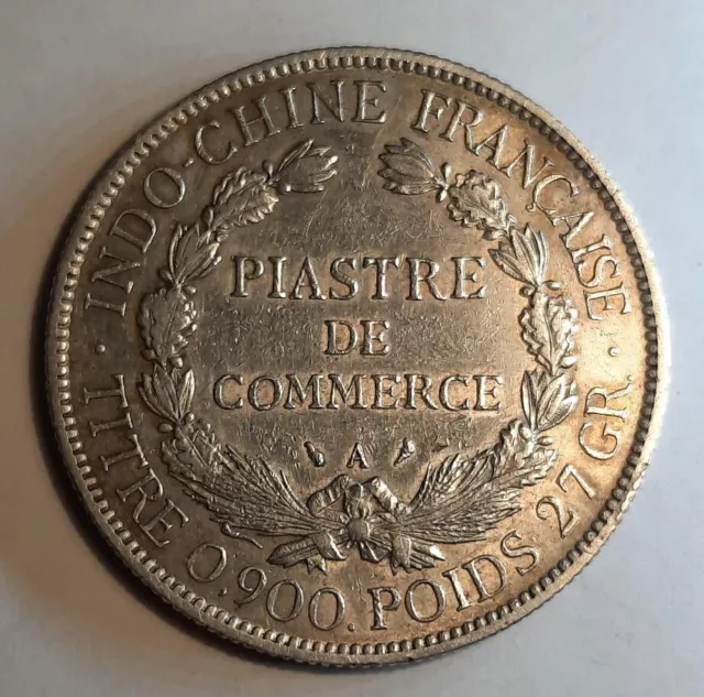 Indochine Française Piastre de Commerce 1903 A Paris argent 900 ‰, 26,9 gramme