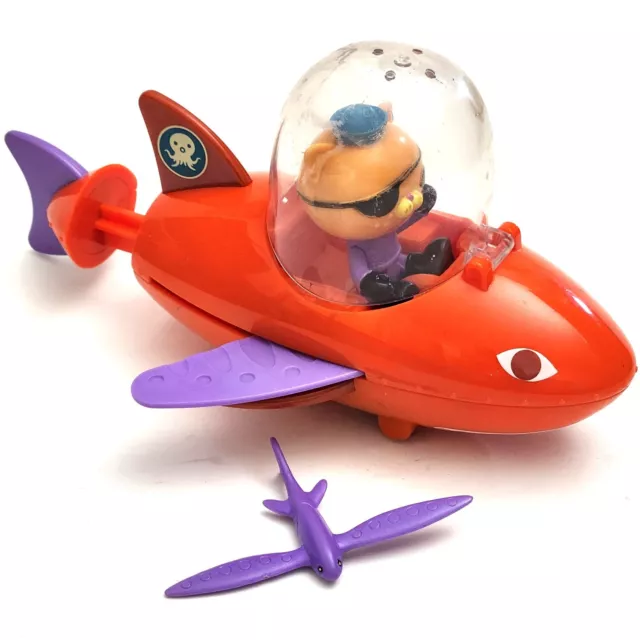 Octonauts Gup B Flying Fish Incomplete with Kwazii Figure gup-b wings extend